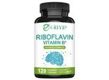 Integratore Alimentare Di Riboflavina Vitamina B2 400Mg (120 Capsule), Cervello, Nervi, Salute Del Corpo, Energia, Metabolismo, Umore