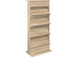 Vidaxl Portariviste In Rovere Sonoma 70 X 41 X 156 Cm Materiale A Base Di Legno