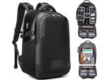 Inf Zaino Fotografico Dslr Da 19 Pollici: Tessuto Oxford, Impermeabile, Per Canon E Nikon