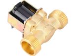 G3/4 Pollici Normalmente Chiuso Ottone Elettrovalvola Filettatura Maschio Per Acqua (Dc 12V)