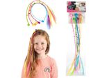 Toi-Toys 45850A - Glamour & Shine - 6 Ciocche Di Capelli Colorati Trecce Per Capelli A Clip