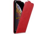 Custodia Cadorabo Per Apple Iphone Xs Max Custodia Protettiva In Rosso Custodia Flip Per Telefono Cellulare Custodia Cover