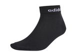 3Er Pack Adidas Half-Cushioned Ankle Socken Unisex Nero/Bianco 40-42