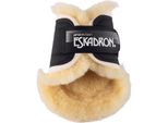 Eskadron Fetlock Stivale Protezione Pelle D'agnello Nero Completo