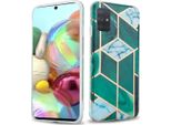 Cadorabo Custodia Protettiva Per Samsung Galaxy A71 5G In Tpu Verde Custodia Per Cellulare Custodia Cover