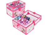 Gioco Di Pittura Set Da Trucco Con Astuccio Per Cosmetici Per Bambine Rossetti Ombretti Smalto Per Unghie Regalo Per Bambine Dai 3 Anni In Su