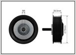 Caffaro 87-46 Puleggia Di Rinvio Cinghia Trapezoidale Scanalata 75 Mm Per Vw Transporter Iv Bus (70B, 70C, 7DB, 7DK, 70J, 70K, 7DC, 7DJ) Transporter Iv Furgone