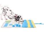 Tappeto Lionto Sniffer Per Cani, Tappeto Per Giochi Di Intelligenza E Cibo, Antiscivolo E Di Facile Manutenzione, 100X60 Cm, Giallo/Blu