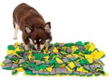 Tappeto Lionto Sniffer Per Cani, Tappeto Per Giochi Di Intelligenza E Cibo, Antiscivolo E Di Facile Manutenzione, 50X34 Cm, Giallo/Verde