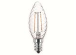 Blulaxa Led-Lampe 49087 Kerze Filament, E14, Eek: F, 2,5 W, 250 Lm, 2700 K, Gedreht