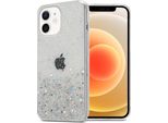 Cadorabo Custodia Per Apple Iphone 12 Mini Custodia Protettiva In Custodia Trasparente Per Telefono Cellulare Tpu Custodia Glitter Cover Custodia Glitter