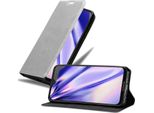 Cadorabo Custodia Per Motorola Moto G7 / G7 Plus Cover Protettiva In Grigio Custodia Per Cellulare Cover Chiusura Magnetica