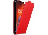 Custodia Cadorabo Per Oneplus Nord 2 5G Custodia Protettiva In Rosso Custodia Flip Per Telefono Cellulare Custodia Cover
