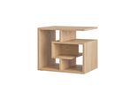Decortie Labirent Tavolino Multiuso Moderno In Rovere 54 X 40 X 45 Cm