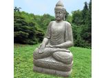Figura Di Buddha Puri Con Gesto Di Bhumisparsha 60 X 80 X 150 Cm