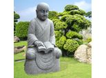 Figura Di Monaco Shaolin Kamarhati Con Libro 60 X 76 X 150 Cm