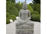Figura Di Buddha Di Haridwar Con Gesto Di Toccare La Terra 65 X 80 X 152 Cm