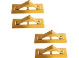Set Di 4 - Barriera Per Parcheggio Pieghevole Da 60 Cm | Blocco Per Parcheggio | Barriera Per Parcheggio Pieghevole | Barriera Per Parcheggio In Acciaio | Barriera Per Area Di Parcheggio | Barriera Per Parcheggio Con Serratura