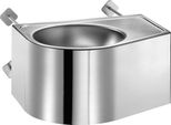 Delabie Wt Duo S Tc L A Parete Senza Foro Per Rubinetto Acciaio Inox 1.4301 Satinato