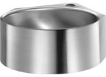 Delabie Wt Minimal Foro Per Rubinetto D35 Centrale Senza Troppopieno Acciaio Inox 1.4301 Sat.