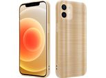 Custodia Cadorabo Per Apple Iphone 12 Cover Protettiva In Oro Custodia Per Telefono Cellulare Tpu Custodia In Silicone Custodia