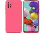 Cadorabo Cover Per Samsung Galaxy A51 4G / M40S Cover Protettiva In Silicone Tpu Rosso Custodia Per Telefono Cellulare