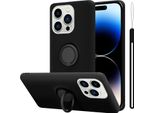 Cadorabo Custodia Per Apple Iphone 14 Pro Max Custodia Protettiva In Nero Custodia Per Telefono Cellulare Custodia Tpu Cover