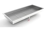 Contenitore Da Incasso Per Ghiaccio Tritato Combisteel GN4/1 In Acciaio Inox Aisi 430