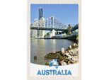 Vianmo Insegna In Legno 30X20 Cm Australien Innenstadt Hochhaus