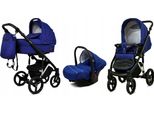BabyLux® UZO | 3in1 Kinderwagen Set | Sailor Blue | Kombikinderwagen | Kinderwagenset | Buggy +