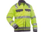Giacca Da Lavoro Ad Alta Visibilità, Neon Yellow/Cement Grey, Taglia 4XL