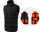 Inf Gilet Riscaldante Con 9 Zone Di Riscaldamento Nero Xxl