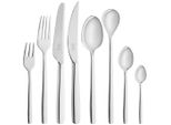 Justinus Besteckset Level 48/1 , Edelstahl , Metall , 48-teilig , 39.5x6.1x50.2 cm , Essen & Trinken, Besteck, Besteck-Sets