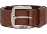 Replay Pelle Cintura Belt W90 Tan Marrone