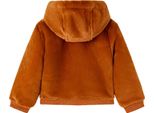 Vidaxl Bambini Giacca Con Cappuccio In Pelliccia Sintetica Cognac 116