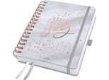 Sigel J5605 Sigel Buchkalender Jolie 2025 Glittery Joy