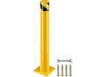 91,4 Cm Dissuasore Di Sicurezza Per Parcheggi - Paletto Barriera 20X20 Cm - Barriera Per Parcheggi - Paletto Per Traffico Stradale Palo Tubo Aree Interne Ed Esterne - Parcheggi
