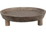 Ciotola Decorativa Clayre & Eef Ø 26X7 Cm Legno Marrone