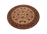 Tappeto Di Lana Kashqai 4362 102 Cerchio Ornamento Beige / Chiaretto Beige Ruota 200 Cm