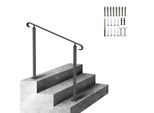 Corrimano Per Scale 120X13,5X97 Cm Per Scale A 2-3 Gradini - Elegante Ringhiera D'ingresso - Altezza Fino A 45 Cm - Angolazione Regolabile (0-52,8°) - Ideale Per Verande, Ingressi, Giardini