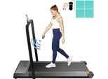 Tapis Roulant Per La Scrivania - Argento, Tapis Roulant Pieghevole Da 100 Kg - Allenamento Di Corsa Compatto - Corrimano Per Ufficio E Casa - Tapis Roulant Cyclette Professionale.