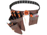 Cintura Portautensili - Cintura Regolabile A 13 Tasche Da 73,6 A 137,2 Cm - Borsa Portautensili In Poliestere - Borsa Portautensili Staccabile Per Elettricisti, Falegnami, Amanti Del Fai Da Te, Falegnami, Costruttori, Corniciai.