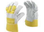 Guanti Da Lavoro In Pelle Naturale/Cotone Taglia 10/XL