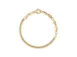 Edelstahlarmband Copenhagen Studios "Schmuck Geschenk Edelstahl Armkette Unisex", Gelbgoldfarben, ArmbäNder, Damen, 22Cm, Edelstahl, Edelstahlarmband