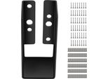Manicotto A Vite Supporto Palo A Terra 24 Pezzi - Per Segati 5X10Cm - Supporto Palo Di Alta Qualità - Manicotto Di Costruzione Robusta - Accessori Per Il Giardinaggio