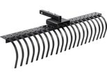 Rastrello Trainato 152,4 Cm - Arieggiatore - Rastrello A 21 Denti - Accessori Per La Cura Del Giardino - Accessori Per Il Prato
