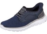 Rieker Scarpa Da Uomo Sneaker Stringata Blu-Nero-Bianco, Colore:Blu, Eu Size:42