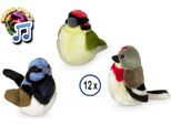 Uccelli Di Peluche Nobby Con Striscia Vocale Di 12, 17 Cm