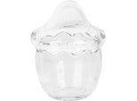 Clayre & Eef Vaso In Vetro Ø 9X12 Cm Vetro Trasparente