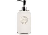 Dispenser Per Sapone Clayre & Eef 475 Ml Plastica Bianca
